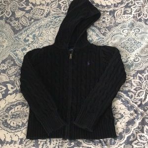 Girls zip up sweater